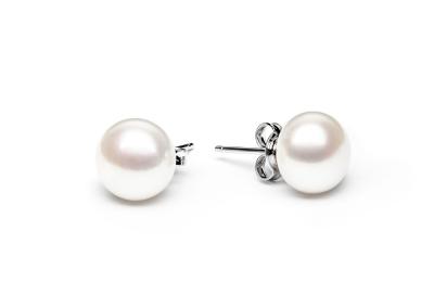 SIDABRINIAI 925 balti perlu auskarai  perliniai ausu paauksuoti papuosalai prabangus prabangios brangios dovanos gimtadienio jubiliejaus vestuciu metiniu moterims mamai zmonai merginai meiluzei 5r9.5 10mm 3g  1800x