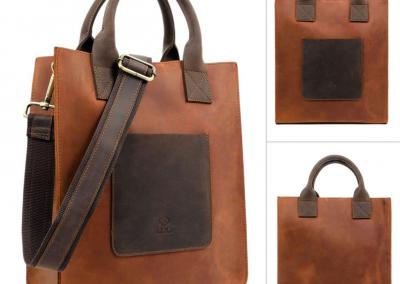 Kokybiska ruda moteriska odine tase Tote is crazy horse rankine is naturalios odos gaminai kaledine gimtadienio jubiliejaus dovanos mamai dukrai merginai paneliai zmonai sesei  draugei uosvienei praktiskos naudingos dovana 2