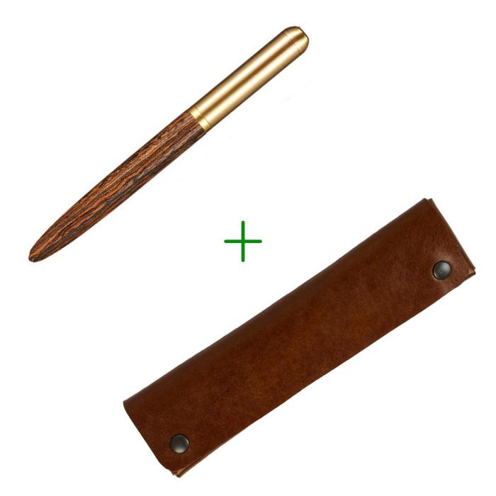 Odinis dėklas + Rašiklis iš medžio