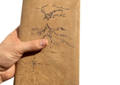 odine uzrasine knygos palankas is odos tikros Hobito LOTR ziedu valdovo uzrasine dienorastis dovana merginai fantastui zmonai vyrui vaikinui sunui dukrai