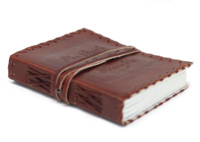 Odinė užrašinė – Book of Thoughts with Wrap Notebook (15x10cm)