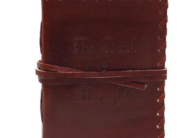 Odinė užrašinė – Book of Thoughts with Wrap Notebook (15x10cm)