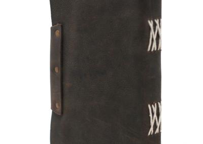 Odinė užrašinė – Black Confessions with Lock Notebook (18x13 cm)