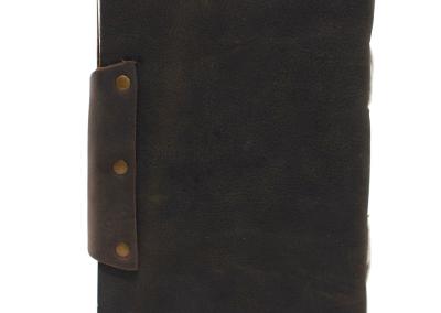 Odinė užrašinė – Black Confessions with Lock Notebook (18x13 cm)
