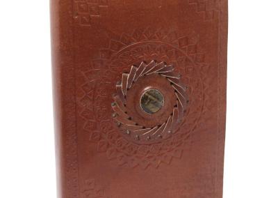 Odinė užrašinė – Tigereye Notebook (17x12 cm)