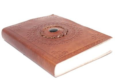 Odinė užrašinė – Black Onyx Notebook (17x12 cm)