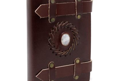 Odinė užrašinė – Moonstone with Belts Notebook (15x10cm)