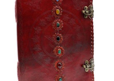Odinė užrašinė – Huge 7 Chakra Leather Book - 25X32.5cm