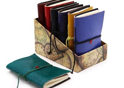Odinė užrašinė – Assorted Gemstone Chakra Notebooks 9x13cm (display pack)