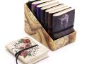 Odinė užrašinė – Assorted Gothic Notebooks 7x10cm (display pack)