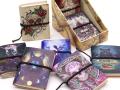 Odinė užrašinė – Assorted Gothic Notebooks 7x10cm (display pack)
