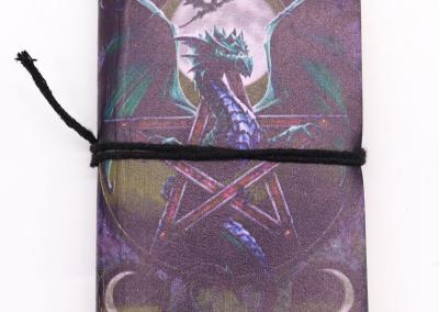 Odinė užrašinė – Assorted Gothic Notebooks 7x10cm (display pack)