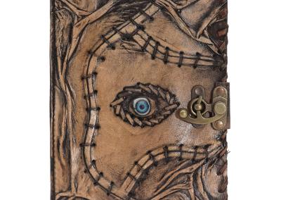 Odinė užrašinė – Brown Tan Book - Evil Eye Decor - 20x15cm