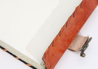 Odinė užrašinė – Light Brown Tan Book - Evil Eye Decor - 20x15cm