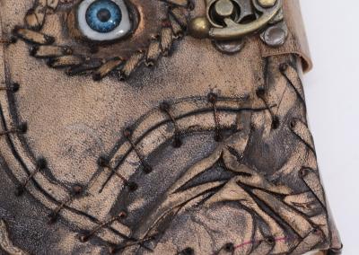 Odinė užrašinė – Brown Tan Book - Evil Eye Decor - 17.5x13x3cm