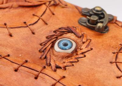 Odinė užrašinė – Light Brown Tan Book - Evil Eye Decor - 17.5x13x3cm