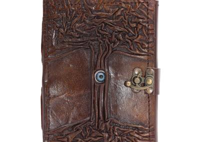 Odinė užrašinė – Black Tan Book - Evil Eye Decor - 17x12.5cm