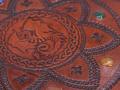 Odinė užrašinė – Huge Tomb Book -  Charkra Stones Dragon Mandala - 25x34cm
