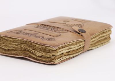 Odinė užrašinė – Checkmate Book - Light Tan - 20x15cm