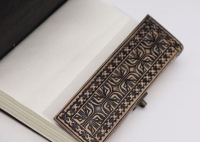 Odinė užrašinė – Buddha - Esoteric Notebook - Antique Grey - 17.5x12.5x3cm