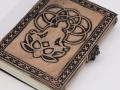 Odinė užrašinė – Buddha - Esoteric Notebook - Antique Grey - 17.5x12.5x3cm