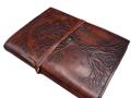 Odinė užrašinė – Small Tree of Life - wrap and stone decor - 18x13x2cm