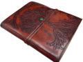 Odinė užrašinė – Large Tree of Life - wrap and stone decor - 20x16x2cm