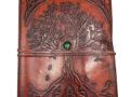 Odinė užrašinė – Large Tree of Life - wrap and stone decor - 20x16x2cm