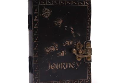 Odinė užrašinė – Journal - Journey 17.5x12.5x3cm - Dark Tan