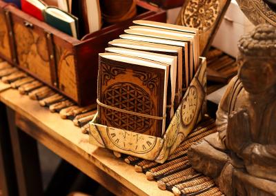 Odinė užrašinė – Assorted Esoteric Leather Notebooks (6x4.5