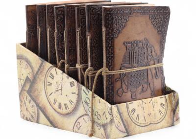 Odinė užrašinė – Assorted Esoteric Leather Notebooks (6x4.5