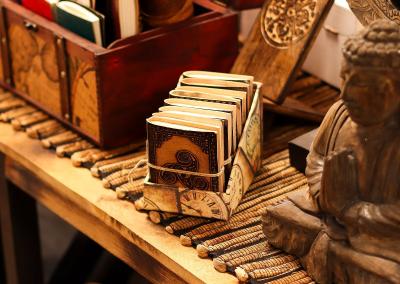 Odinė užrašinė – Assorted Small Esoteric Leather Notebooks (4x3