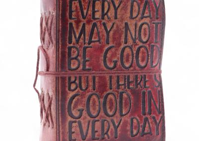 Odinė užrašinė – Fat Deckled Edge Leather Notebook (5x3.5