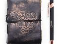 Odinė užrašinė – Fat Deckled Edge Leather Notebooks (5x3.5