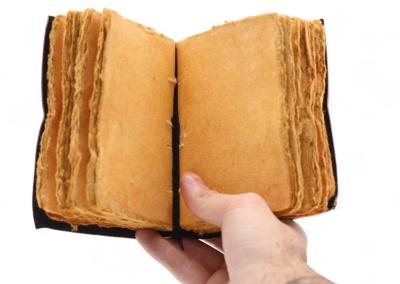 Odinė užrašinė – Fat Deckled Edge Leather Notebooks (5x3.5
