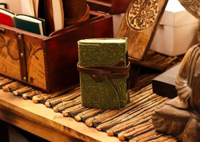 Odinė užrašinė – Fat Deckled Edge Leather Notebooks (5x3.5