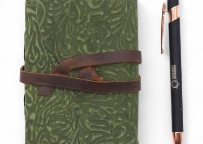 Odinė užrašinė – Fat Deckled Edge Leather Notebooks (5x3.5