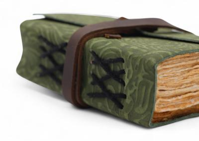 Odinė užrašinė – Fat Deckled Edge Leather Notebooks (5x3.5
