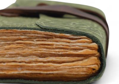 Odinė užrašinė – Fat Deckled Edge Leather Notebooks (5x3.5