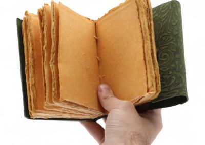 Odinė užrašinė – Fat Deckled Edge Leather Notebooks (5x3.5
