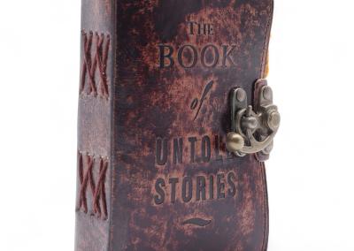 Odinė užrašinė – Fat Deckled Edge Leather Notebooks (6x4