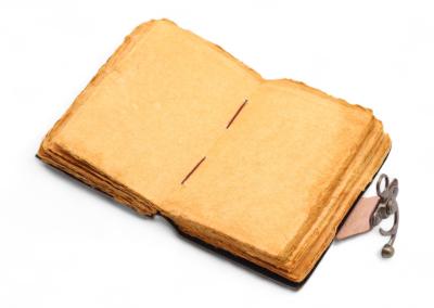 Odinė užrašinė – Fat Deckled Edge Leather Notebooks (6x4