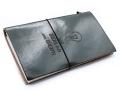 Odinė užrašinė – Handmade Leather Journal - Good Ideas and Other Dreams - Grey (80 pages)