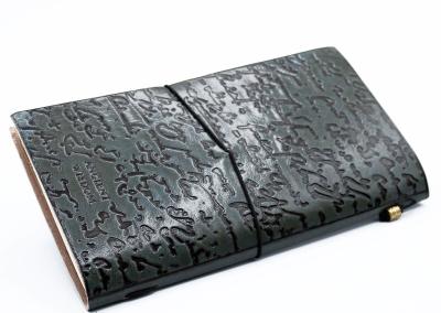 Odinė užrašinė – Handmade Leather Journal - Good Ideas and Other Dreams - Grey (80 pages)