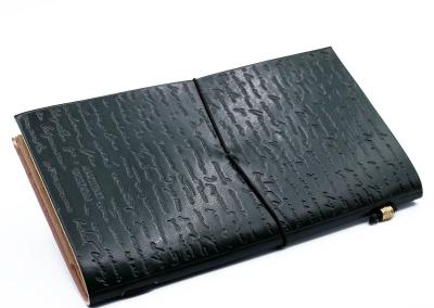 Odinė užrašinė – Handmade Leather Journal - If a Story is in You - Green (80 pages)