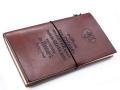 Odinė užrašinė – Handmade Leather Journal - True Friends - Brown (80 pages)
