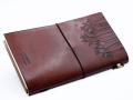 Odinė užrašinė – Handmade Leather Journal - True Friends - Brown (80 pages)