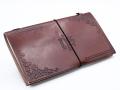 Odinė užrašinė – Handmade Leather Journal - My Bucket List Book - Brown (80 pages)