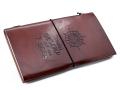 Odinė užrašinė – Handmade Leather Journal - Travel the World - Brown (80 pages)