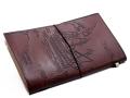 Odinė užrašinė – Handmade Leather Journal - Our Family Adventure Book - Brown  (80 pages)